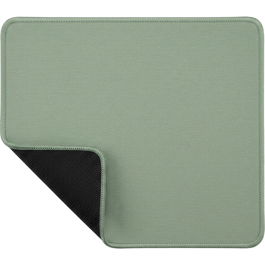 Soved Compact Mouse Pad 30 x 25 cm Sage Green Stitched Edge