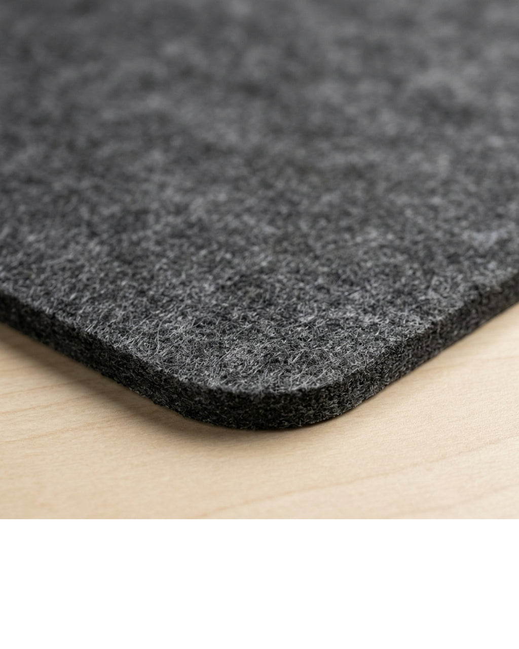 Soved Extended Felt Mouse Mat 80 x 30 cm Charcoal Gray - Detail view