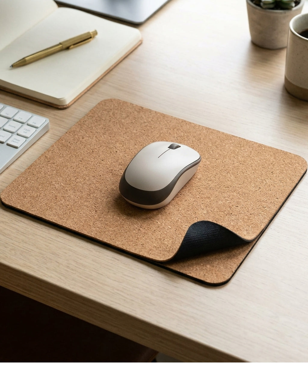 Soved Natural Cork Mouse Pad 11 x 9 in