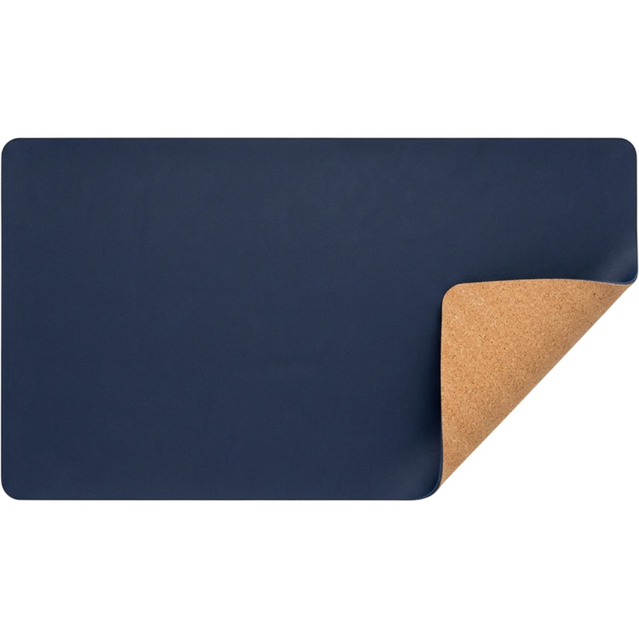 Soved Reversible Mouse Mat 90 x 40 cm Navy PU and Natural Cork